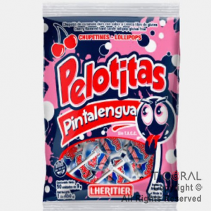 CHUPETINES PELOTITAS PINTALENGUA X 50 UNIDADES